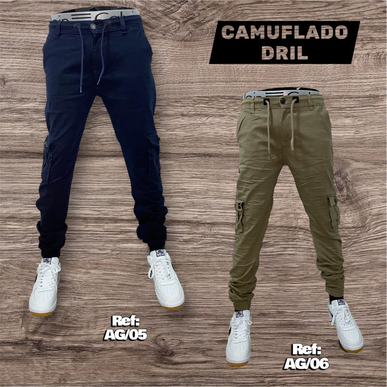 CAMUFLADO DRIL HOMBRE / TALLA 28-44