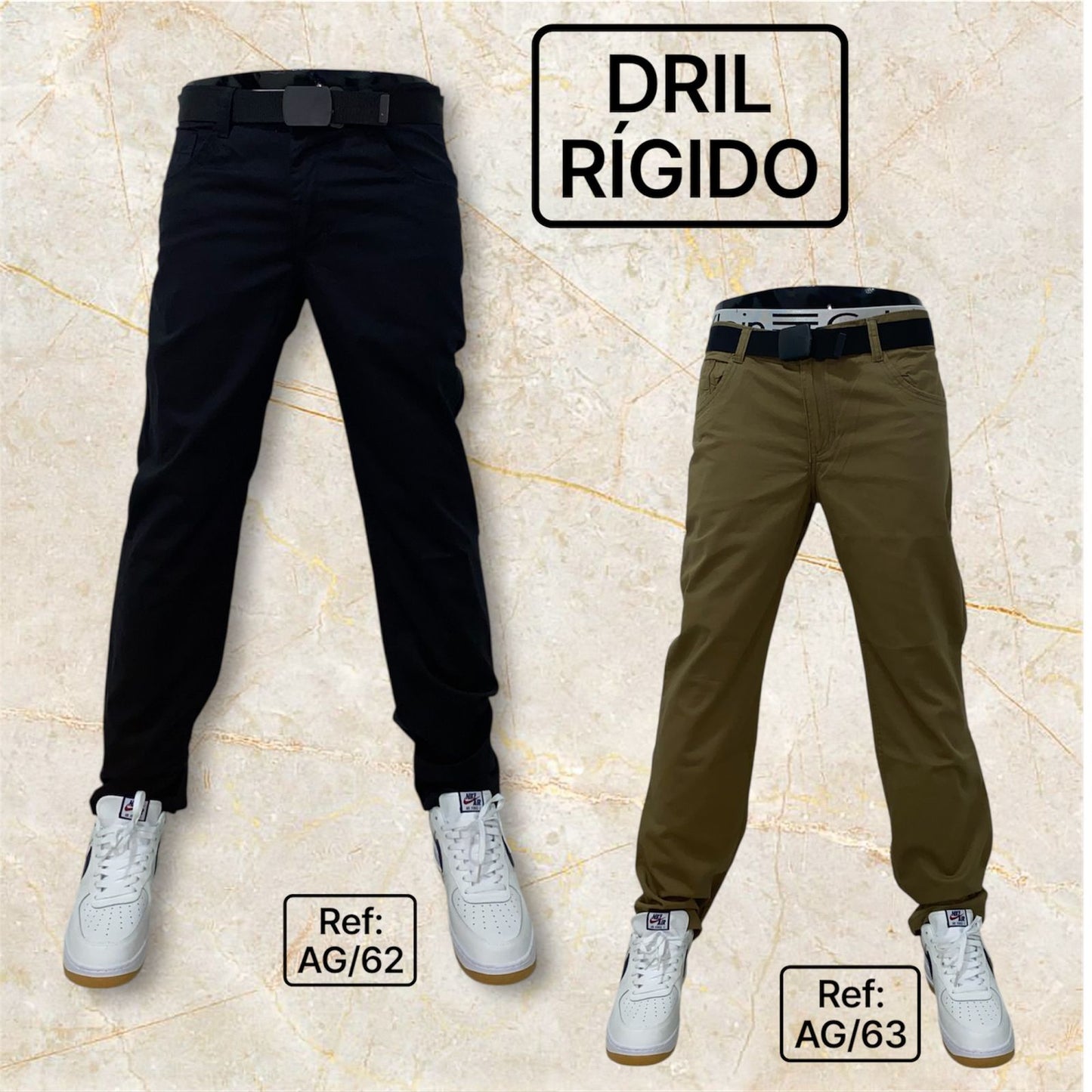 JEAN DRIL RIGIDO