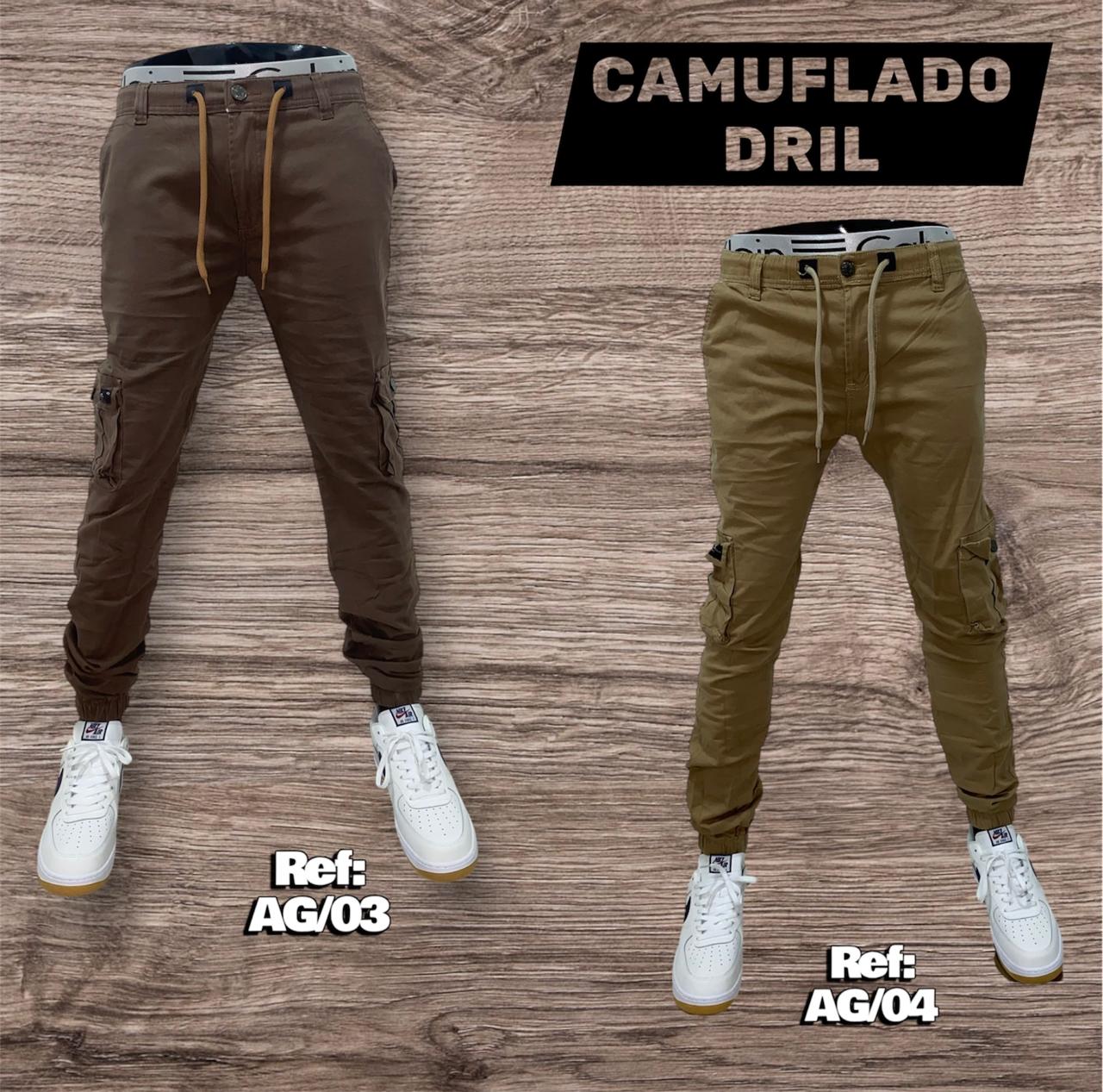 CAMUFLADO DRIL HOMBRE / TALLA 28-44